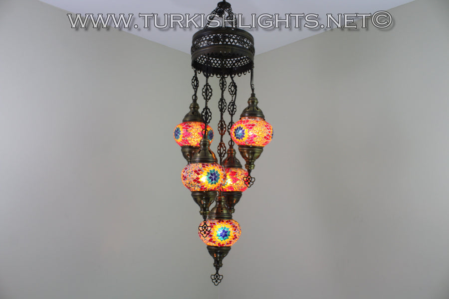 5 - BALL SULTAN CHANDELIER No2 (Medium) Globes