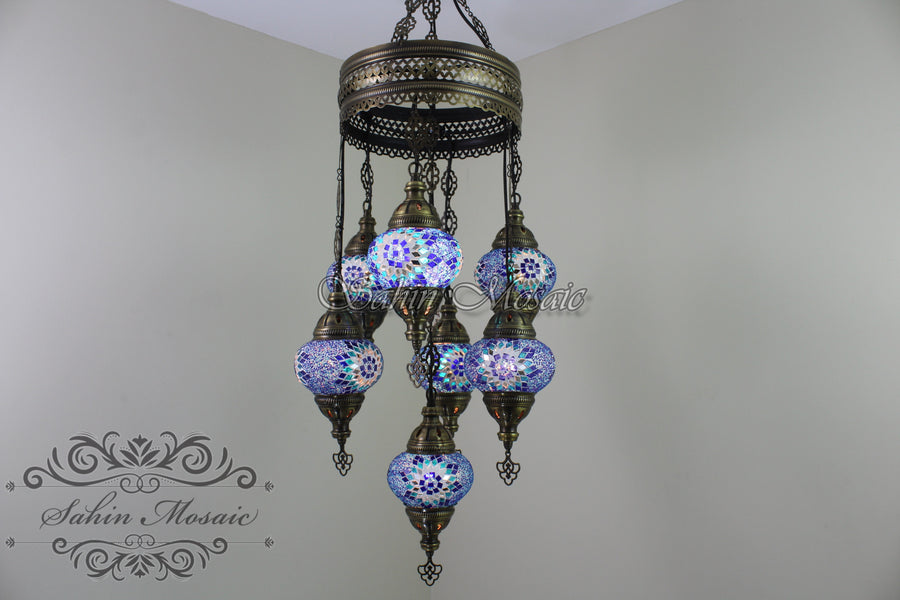 7 - BALL SULTAN CHANDELIER No2 (Medium globe)