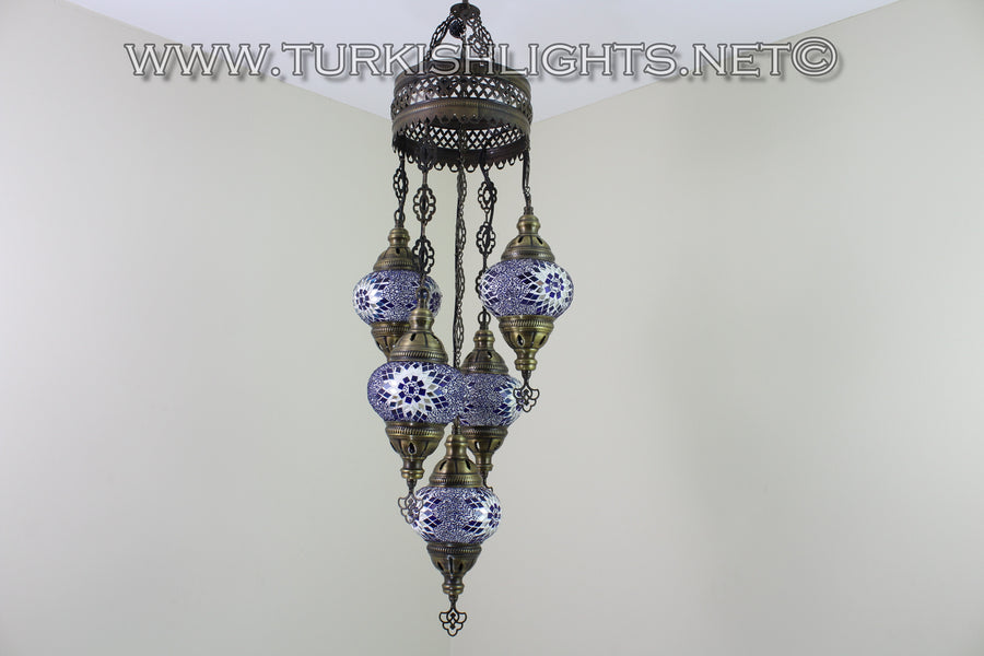 5 - BALL SULTAN CHANDELIER No2 (Medium) Globes