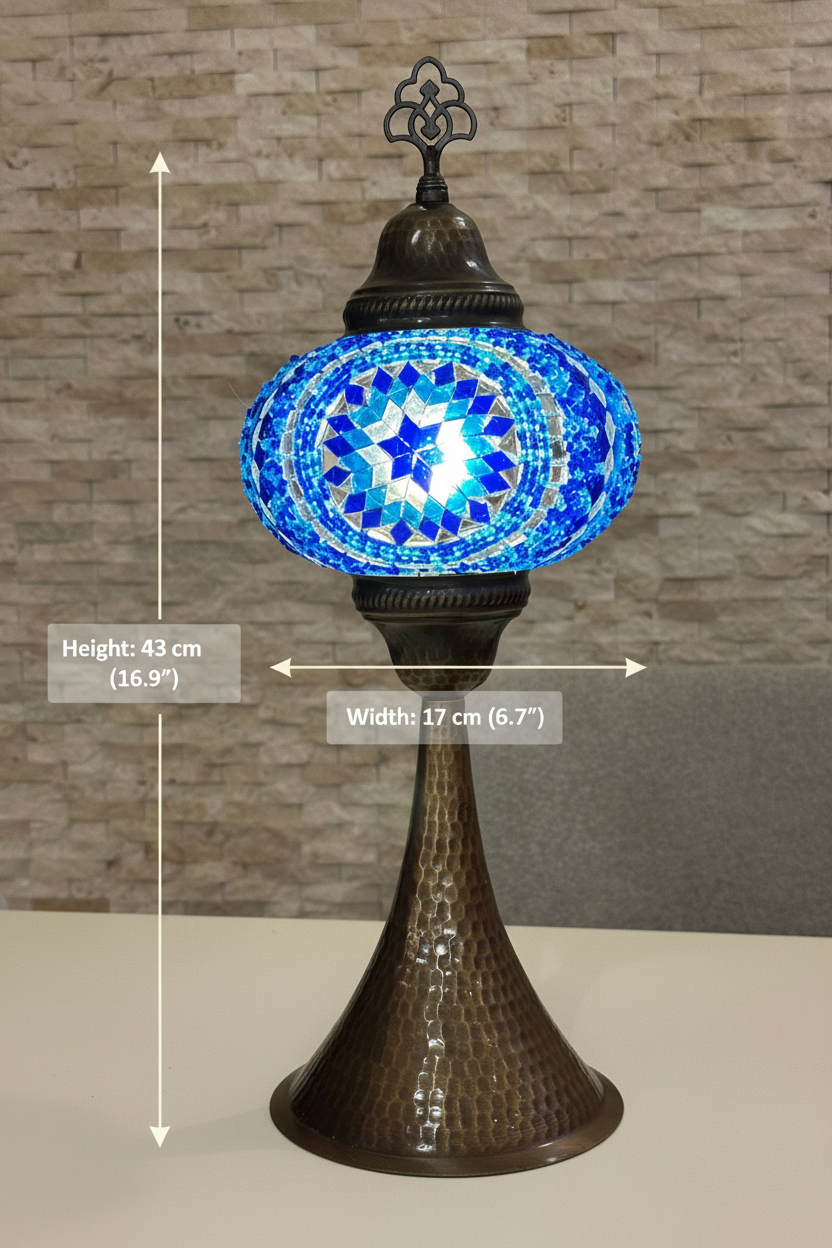 Zurna Lamp with Dimensions