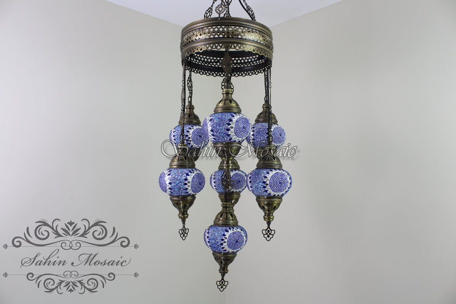 7 - BALL SULTAN CHANDELIER No2 (Medium globe)