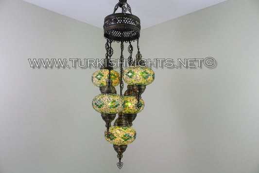 5 - BALL SULTAN CHANDELIER No3 (Large) Globes