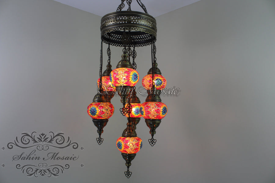 7 - BALL SULTAN CHANDELIER No2 (Medium globe)