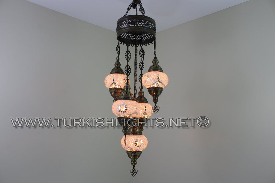 5 - BALL SULTAN CHANDELIER No2 (Medium) Globes