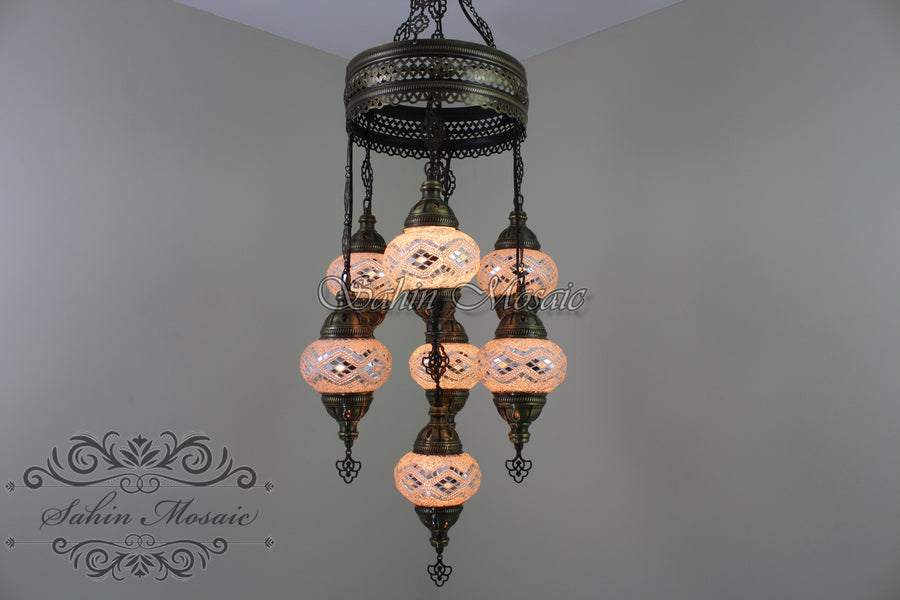 7 - BALL SULTAN CHANDELIER No2 (Medium globe)