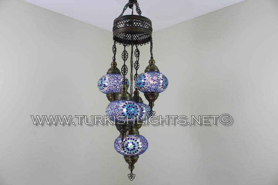 5 - BALL SULTAN CHANDELIER No3 (Large) Globes