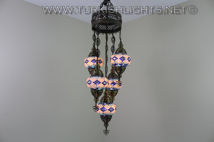 5 - BALL SULTAN CHANDELIER No2 (Medium) Globes