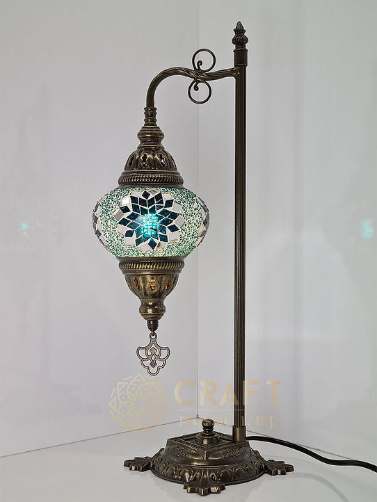 Street Lamp Single Table Lamp with Pair No2 (Medium) Size Globe