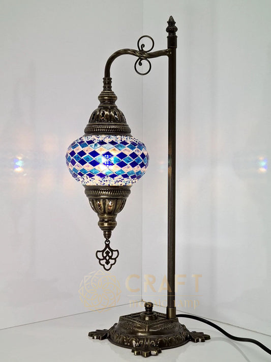 Street Lamp Single Table Lamp with Pair No2 (Medium) Size Globe
