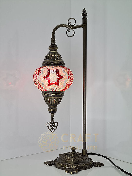 Street Lamp Single Table Lamp with Pair No2 (Medium) Size Globe